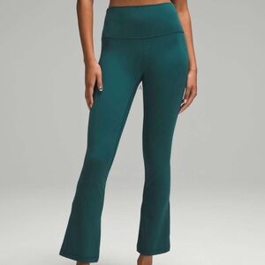 Lululemon Align High Rise Mini Flare Short 28” Storm Teal